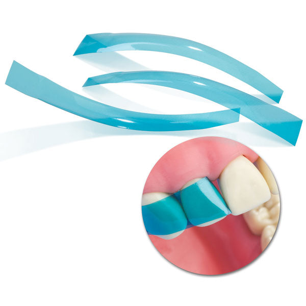 Garrison VS01 BlueView VariStrip Contoured Anterior Matrices Matrix Band Curved 100/Pk Garrison VS01 BlueView VariStrip Contoured Anterior Matrices Matrix Band Curved 100/Pk